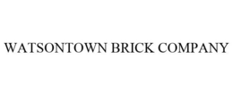 WATSONTOWN BRICK COMPANY trademark