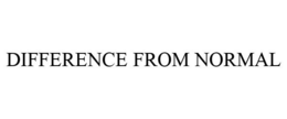 DIFFERENCE FROM NORMAL trademark