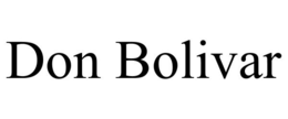 DON BOLIVAR trademark