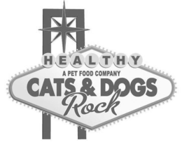 HEALTHY A PET FOOD COMPANY CATS & DOGS ROCK trademark