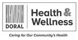 DORAL HEALTH & WELLNESS CARING FOR OUR COMMUNITY'S HEALTH trademark