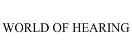 WORLD OF HEARING trademark