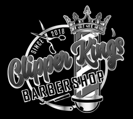 CLIPPER KING'S BARBERSHOP SINCE 2018 trademark