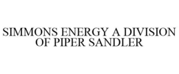 SIMMONS ENERGY A DIVISION OF PIPER SANDLER trademark