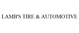 LAMB'S TIRE & AUTOMOTIVE trademark