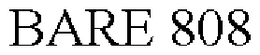 BARE 808 trademark