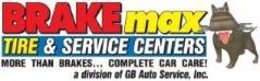 BRAKE MAX TIRE & SERVICE CENTERS MORE THAN BRAKES... COMPLETE CAR CARE! A DIVISION OF GB AUTO SERVICE, INC. trademark