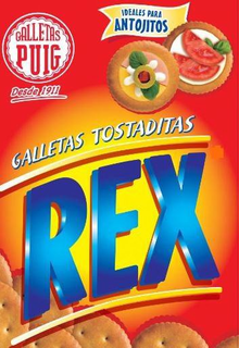 REX GALLETAS TOSTADITAS GALLETAS PUIG DESDE 1911 IDEALES PARA ANTOJITOS trademark