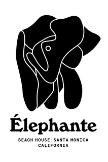 ÉLEPHANTE BEACH HOUSE · SANTA MONICA CALIFORNIA trademark