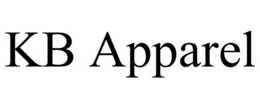 KB APPAREL trademark