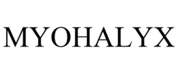MYOHALYX trademark