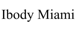 IBODY MIAMI trademark