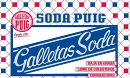 SODA PUIG GALLETAS SODA GALLETAS PUIG DESDE 1911 BAJA EN GRASA LIBRE DE COLESTEROL ENRIQUECIDAS trademark