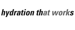 HYDRATION THAT WORKS trademark