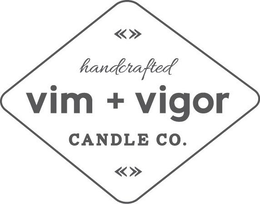 HANDCRAFTED VIM + VIGOR CANDLE CO. trademark