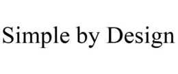 SIMPLE BY DESIGN trademark