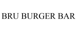 BRU BURGER BAR trademark