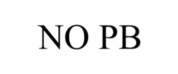 NO PB trademark
