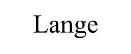 LANGE trademark