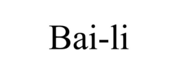 BAI-LI trademark