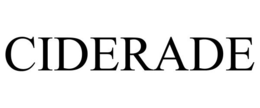 CIDERADE trademark