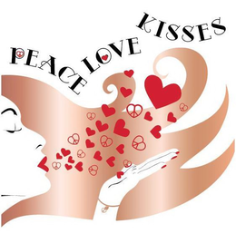 PEACE LOVE KISSES trademark