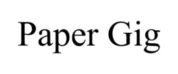 PAPER GIG trademark