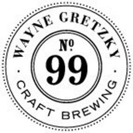 WAYNE GRETZKY CRAFT BREWING NO 99 trademark