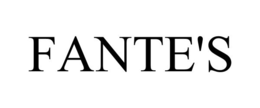 FANTE'S trademark