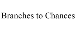 BRANCHES TO CHANCES trademark