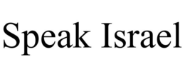 SPEAK ISRAEL trademark