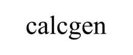 CALCGEN trademark