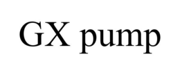 GX PUMP trademark