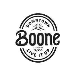 DOWNTOWN BOONE ELEVATION 3,333 LIVE IT UP trademark