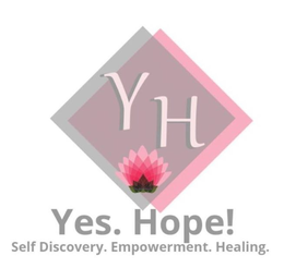 YH YES. HOPE! SELF DISCOVERY. EMPOWERMENT. HEALING. trademark