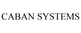CABAN SYSTEMS trademark