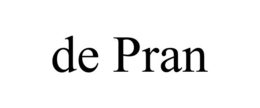 DE PRAN trademark