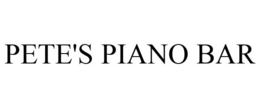 PETE'S PIANO BAR trademark
