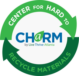 CENTER FOR HARD TO RECYCLE MATERIALS CHARM BY LIVE THRIVE ATLANTA trademark