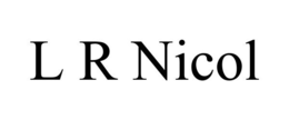L R NICOL trademark