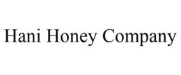 HANI HONEY COMPANY trademark