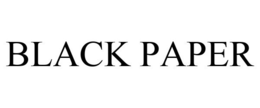 BLACK PAPER trademark