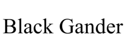 BLACK GANDER trademark