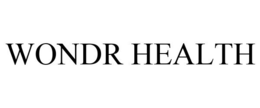 WONDR HEALTH trademark