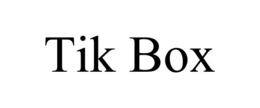 TIK BOX trademark