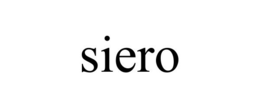 SIERO trademark