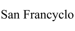 SAN FRANCYCLO trademark