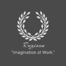 RUZIOON "IMAGINATION AT WORK." trademark