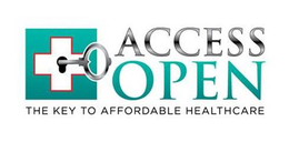 ACCESS OPEN THE KEY TO AFFORDABLE HEALTHCARE trademark