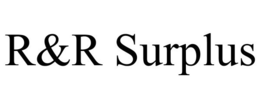 R&R SURPLUS trademark